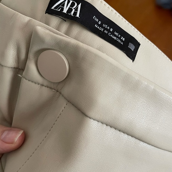 ZARA faux leather pants/leggings - Picture 2 of 2